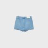 Skort din denim cu încrucișare Skort din denim cu încrucișare