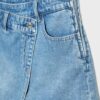 Skort din denim cu încrucișare Skort din denim cu încrucișare