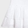 Skort fluidă cu broderie Skort fluidă cu broderie
