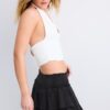 Skort fluidă cu volane Skort fluidă cu volane
