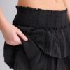 Skort fluidă cu volane Skort fluidă cu volane