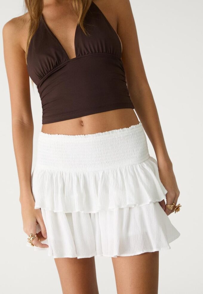 Skort mini cu volane Skort mini cu volane