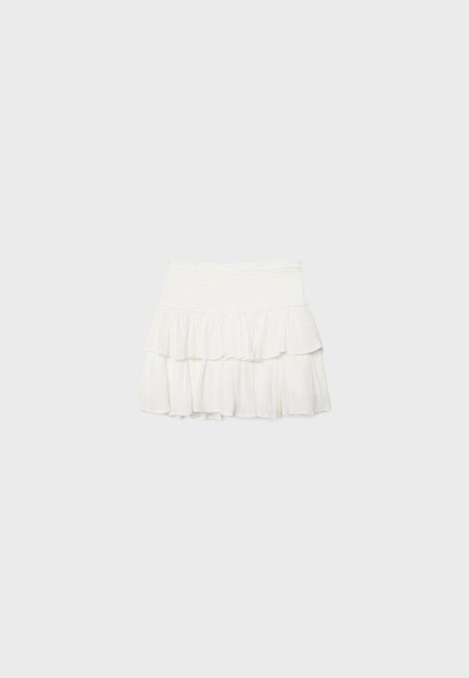 Skort mini cu volane Skort mini cu volane