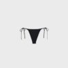 Slip de bikini brazilian din satin Slip de bikini brazilian din satin