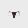 Slip de bikini brazilian din satin Slip de bikini brazilian din satin