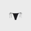 Slip de bikini brazilian din satin Slip de bikini brazilian din satin