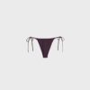 Slip de bikini brazilian din satin Slip de bikini brazilian din satin