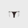 Slip de bikini cu șnururi laterale și ținte Slip de bikini cu șnururi laterale și ținte