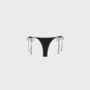 Slip de bikini cu șnururi laterale și ținte Slip de bikini cu șnururi laterale și ținte