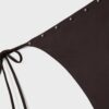 Slip de bikini cu șnururi laterale și ținte Slip de bikini cu șnururi laterale și ținte