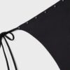 Slip de bikini cu șnururi laterale și ținte Slip de bikini cu șnururi laterale și ținte