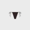 Slipuri de bikini braziliene strălucitoare Slipuri de bikini braziliene strălucitoare