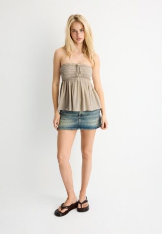 Top bandeau croșetat