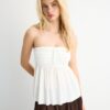 Top bandeau croșetat Top bandeau croșetat
