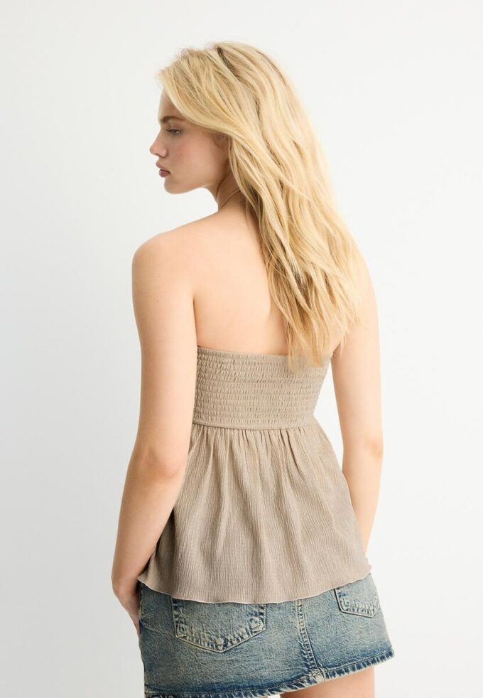 Top bandeau croșetat Top bandeau croșetat