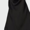 Top cu gât halter cu efect de satin Top cu gât halter cu efect de satin