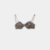 Top de bikini balconet cu imprimeu animalier Top de bikini balconet cu imprimeu animalier