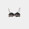 Top de bikini balconet cu imprimeu animalier Top de bikini balconet cu imprimeu animalier