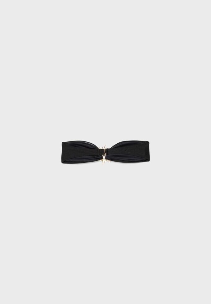 Top de bikini bandeau cu cataramă Sun Top de bikini bandeau cu cataramă Sun