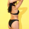 Top de bikini bandeau cu decolteu în U Top de bikini bandeau cu decolteu în U