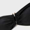 Top de bikini bandeau cu decolteu în U Top de bikini bandeau cu decolteu în U