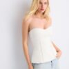 Top de bikini tip bandeau cu decolteu în formă de inimă Top de bikini tip bandeau cu decolteu în formă de inimă