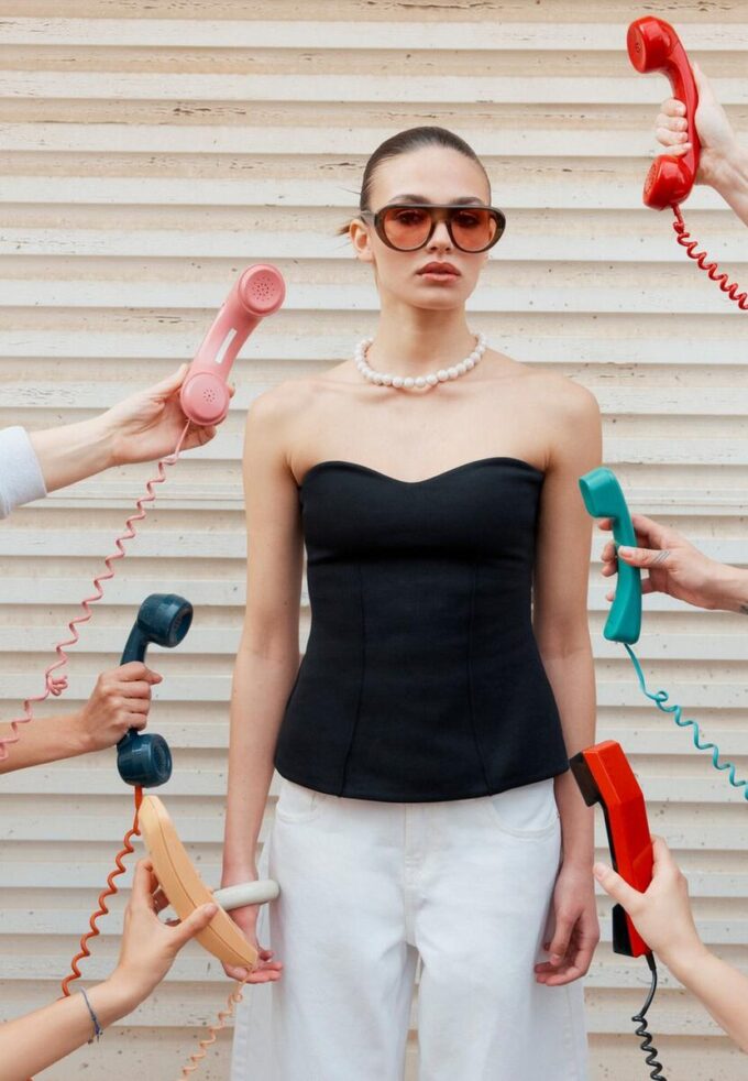 Top de bikini tip bandeau cu decolteu în formă de inimă Top de bikini tip bandeau cu decolteu în formă de inimă