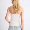 Top de bikini tip bandeau cu decolteu în formă de inimă Top de bikini tip bandeau cu decolteu în formă de inimă