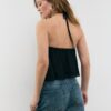 Top halter brodat