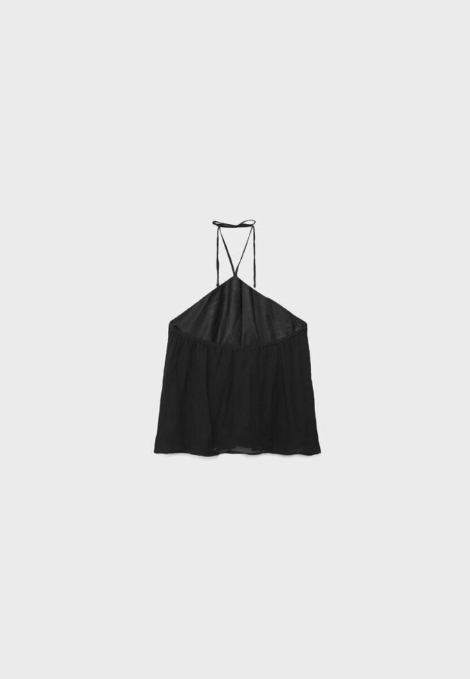 Top halter brodat