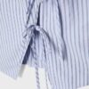 Top halter cu nod semi-șifonat în stil qipao Top halter cu nod semi-șifonat în stil qipao
