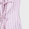 Top halter cu nod semi-șifonat în stil qipao Top halter cu nod semi-șifonat în stil qipao