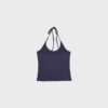 Top tricotat cu gât halter Top tricotat cu gât halter