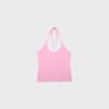 Top tricotat cu gât halter Top tricotat cu gât halter