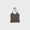 Top tricotat cu gât halter Top tricotat cu gât halter