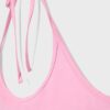 Top tricotat cu gât halter Top tricotat cu gât halter