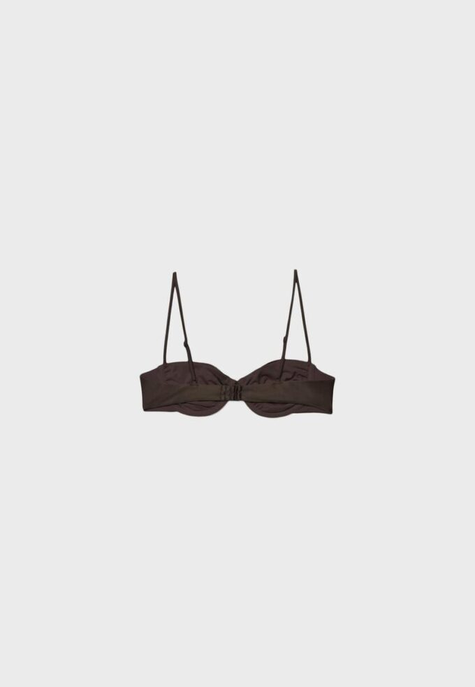 Topuri de bikini balconet din satin Topuri de bikini balconet din satin
