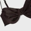 Topuri de bikini balconet din satin Topuri de bikini balconet din satin