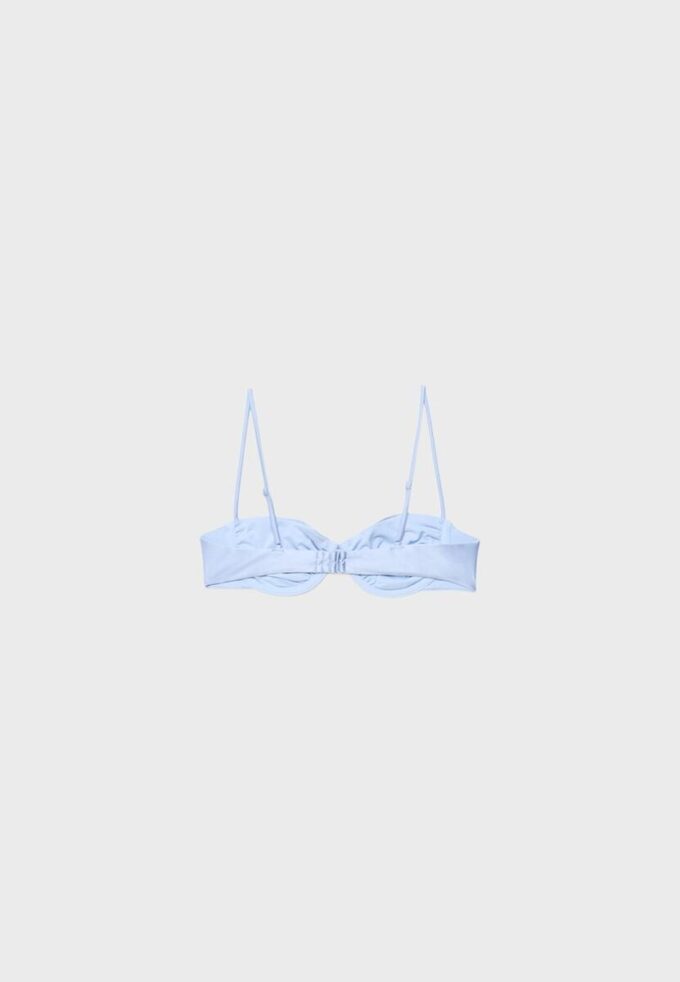 Topuri de bikini balconet din satin Topuri de bikini balconet din satin