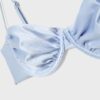 Topuri de bikini balconet din satin Topuri de bikini balconet din satin