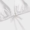 Topuri de bikini triunghiulare din satin Topuri de bikini triunghiulare din satin