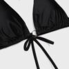 Topuri de bikini triunghiulare din satin Topuri de bikini triunghiulare din satin