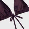 Topuri de bikini triunghiulare din satin Topuri de bikini triunghiulare din satin