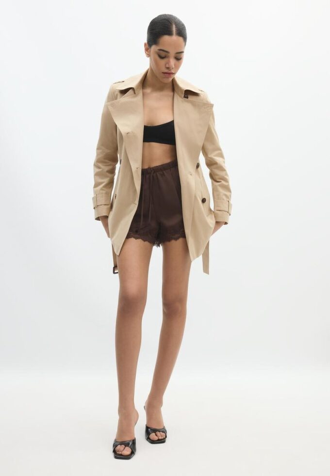 Trench scurt basic Trench scurt basic