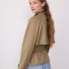 Trench scurt și fluid, cu curele Trench scurt și fluid, cu curele
