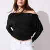 Tricou asimetric din modal Tricou asimetric din modal