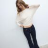 Tricou asimetric din modal Tricou asimetric din modal