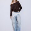 Tricou asimetric din modal Tricou asimetric din modal