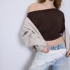 Tricou asimetric din modal Tricou asimetric din modal