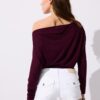 Tricou asimetric din modal Tricou asimetric din modal